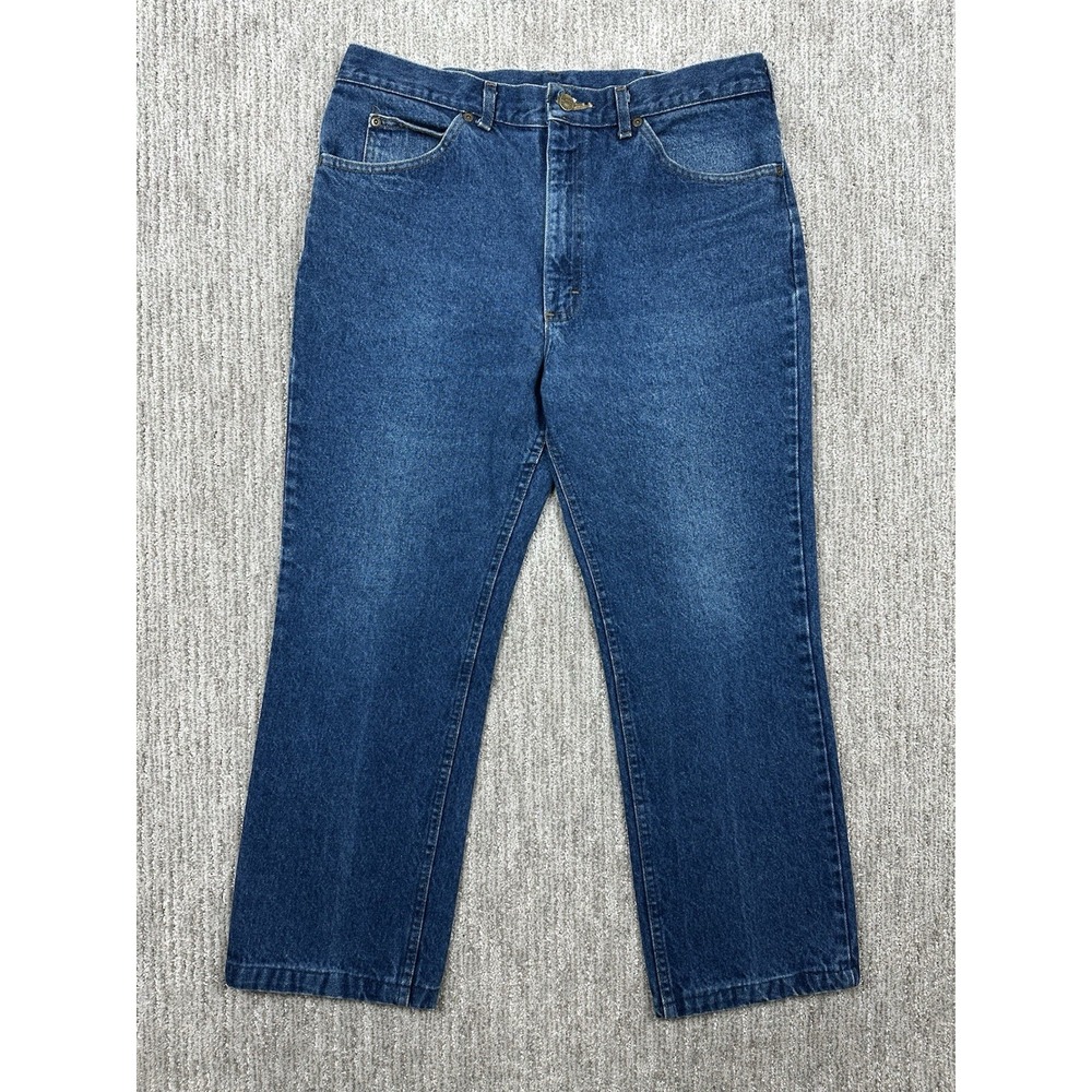 Lee Riders Jeans Union Made 80s Mens 36x30 (Fits 34x27.5) Made In USA Vintage